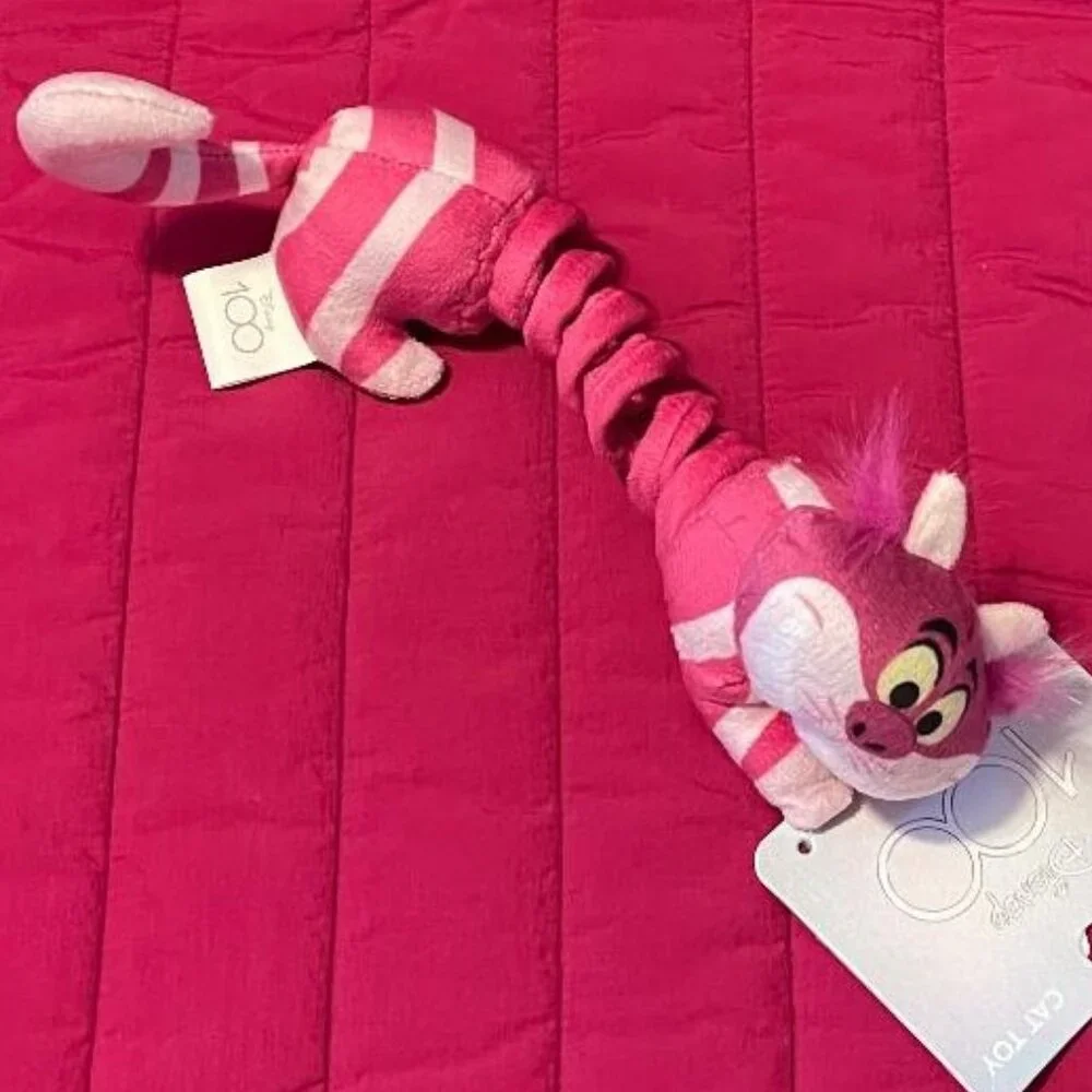 BRAND NEW ~ NWT ~ DISNEY 100 ~ ALICE IN WONDERLAND ~ CHESHIRE CAT ~ COIL CAT TOY